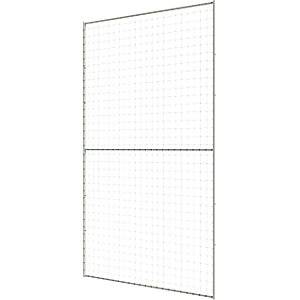 Trennwand-System X-STORE 2.0, Wandelement, Höhe 2200 mm, Breite 1200 mm.