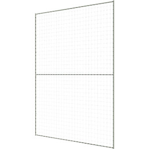 Trennwand-System X-STORE 2.0, Wandelement, Höhe 2200 mm, Breite 1500 mm.