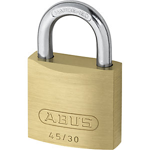 Vorhängeschloss, 45/30 Lock-Tag, VE 12 Stk, Messing.