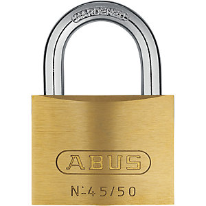 Vorhängeschloss, 45/50 Lock-Tag, VE 6 Stk, Messing.