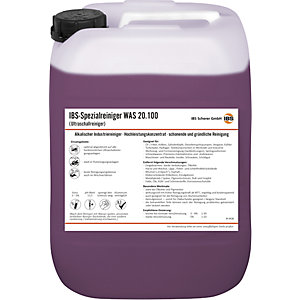 Ultraschallreiniger WAS 20.100, pH-Wert 13,5, Inhalt 20 l.