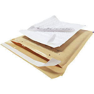 Versandtasche aroFOL®, Recyclingpapier mit Luftpolsterschutz, Innen-LxB 265 x 175 mm, weiß, VE 100 Stk.