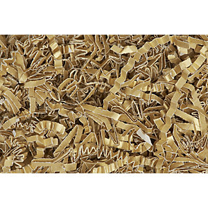 SizzlePak Papier-Füllmaterial, 1,25 kg, Füllvolumen 40 l, gold.
