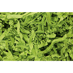 SizzlePak Papier-Füllmaterial, 1,25 kg, Füllvolumen 40 l, limettengrün.