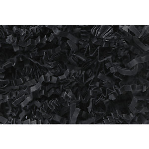 SizzlePak Papier-Füllmaterial, 1,25 kg, Füllvolumen 40 l, schwarz.