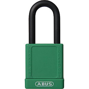 Vorhängeschloss, Lock out, Aluminium, 74/40, VE 6 Stk, grün.